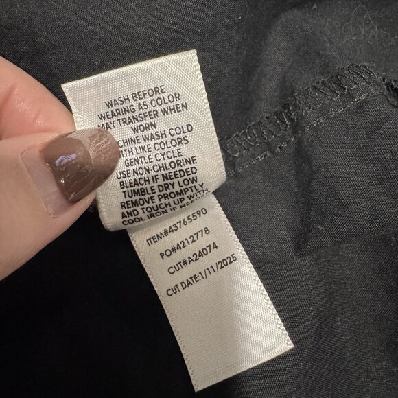 Torrid Belle Isle T-shirt Blouse 0X  XL Puff Sleeve Embroidered Black White Boho - Picture 10 of 12